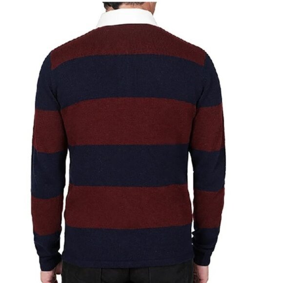Slate & Stone Rugby Stripe Polo Sweater - Picture 2 of 5